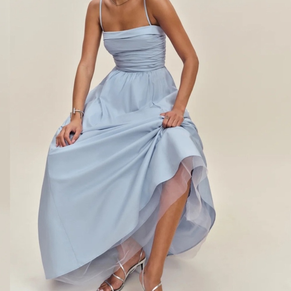 Reformation Blue Kastoria Dress - Picture 3 of 5
